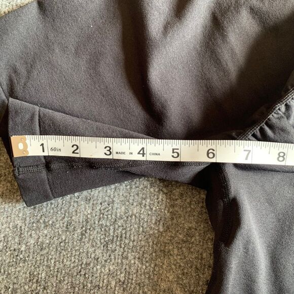 Aurola Women No Size Black Tight Workout Activewear Shorts with Booty Scrunch - Picture 9 of 10